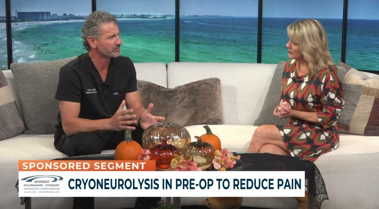 Dr. Christopher Sforzo Discusses How He is Helping Patients Avoid Opiate Use After Surgery