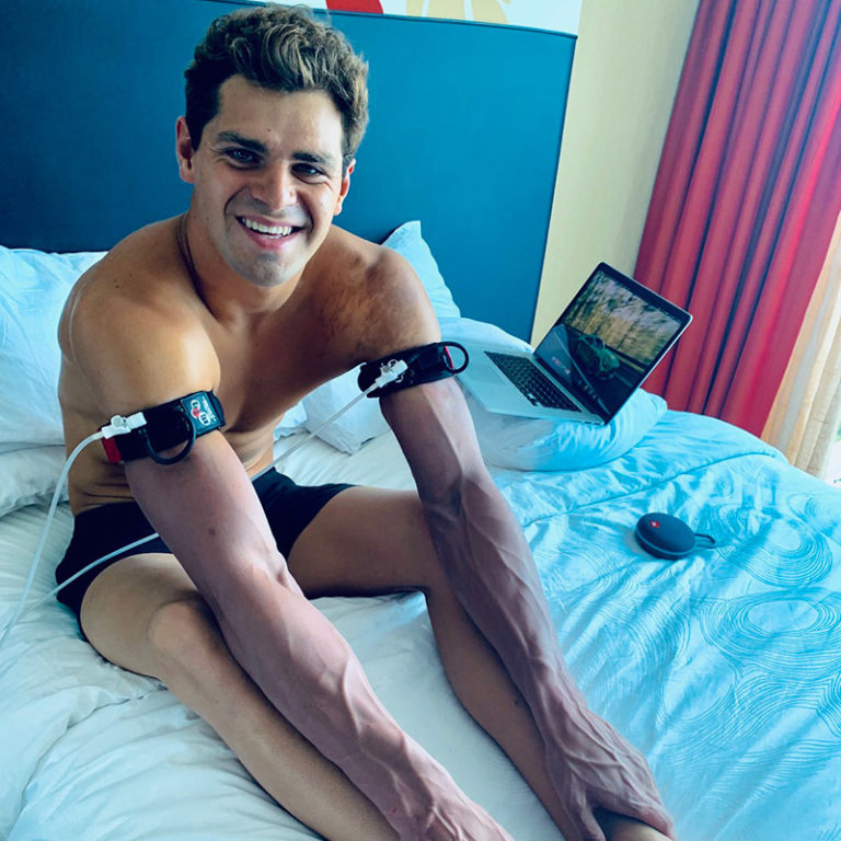 Olympians with blood flow restriction