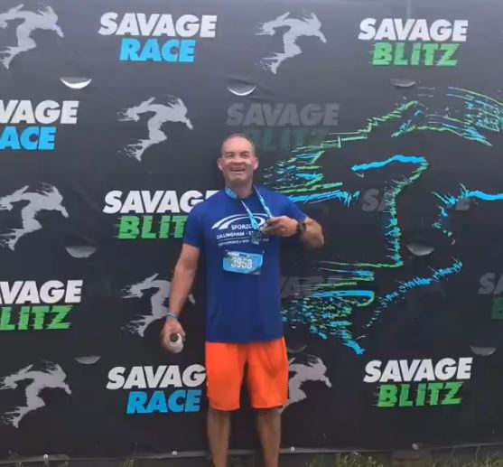 I did it again! Florida Savage Race 3/16/2019 after distal bicep surgery by Sforzo, Dillingham & Stewart