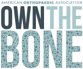 American Orthopaedic Association Own the Bone program logo